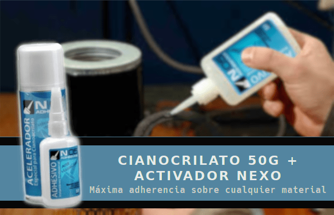 Cianocrilato con activador nexo