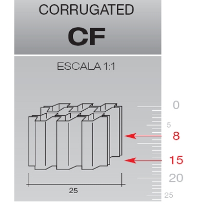 MILLAR CHAPA CORRUGADA 13 1.750 UD