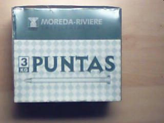 Kg PUNTA C/PLANA 19x090 CAJA 3KG