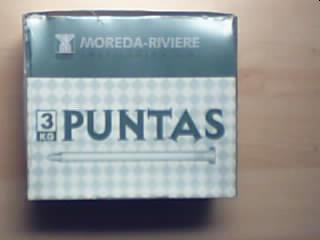 Kg PUNTA C/PLANA 21x120 CAJA 3KG