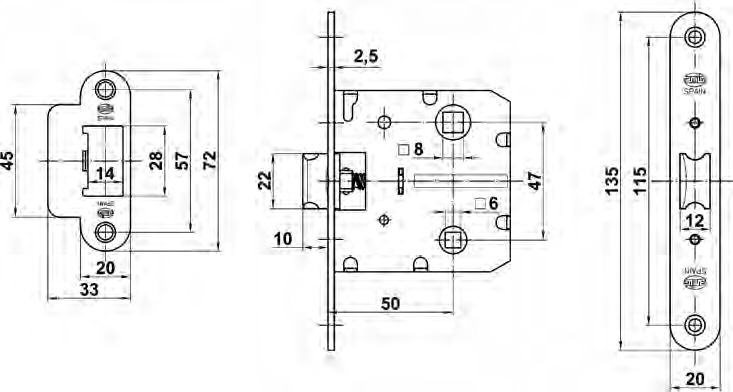 PICAPORTE CONDENA 2000 LDO CR