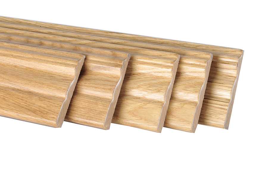 MOLDURA ROBLE     9x12 MACIZO CRUDO 2.20 MTS.