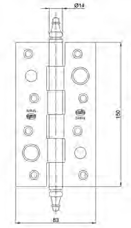 BISAGRA 561 150x80 CROM-CR-MAT
