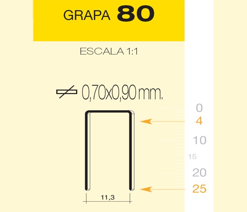 MILLAR GRAPA 80/08 10.000 UD