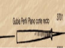 GUBIA REF. 3701 DE  8mm