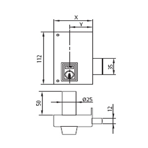CERRADURA 56 C HPR 60 DCH.