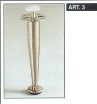 PATA METALICA CROMADA 10 CM