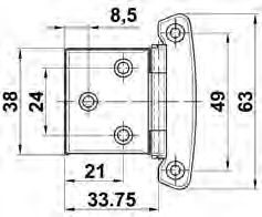 BISAGRA 3 NIQUEL