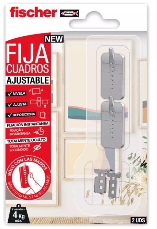 FIJACUADROS AJUSTABLE FISCHER