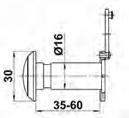 MIRILLA 7-16 DE 35 A 60 CR MATE