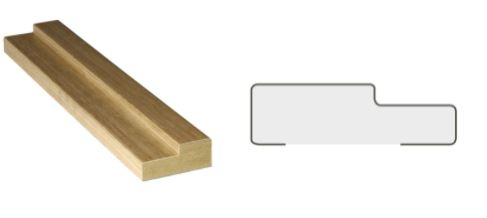 GALCE DM ROBLE BARNIZ  60x30 2.20 MTS.