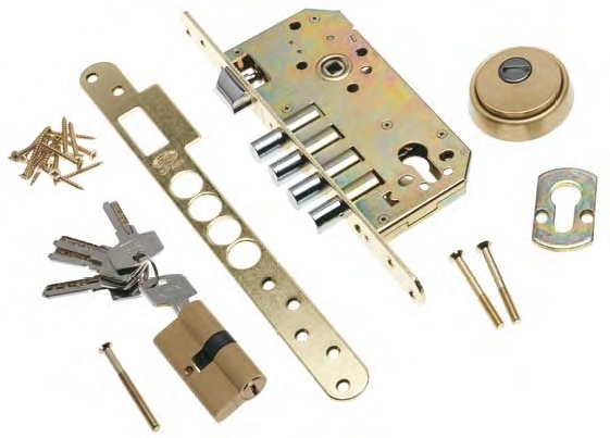 CERRADURA 101 CROMO BULON C/R