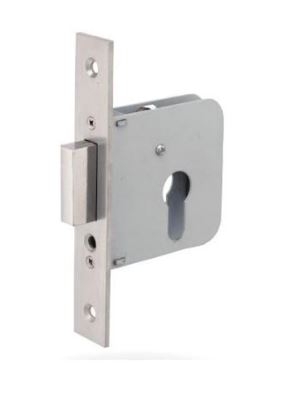 CERRADURA 3812-40 C/CUAD. INOX BATON