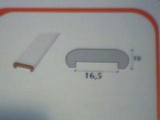 MOLDURA U-16 MEL.ROBLE  2.24 MTS.