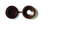 TAPON MARRON PLAS C/TAPA 100UN