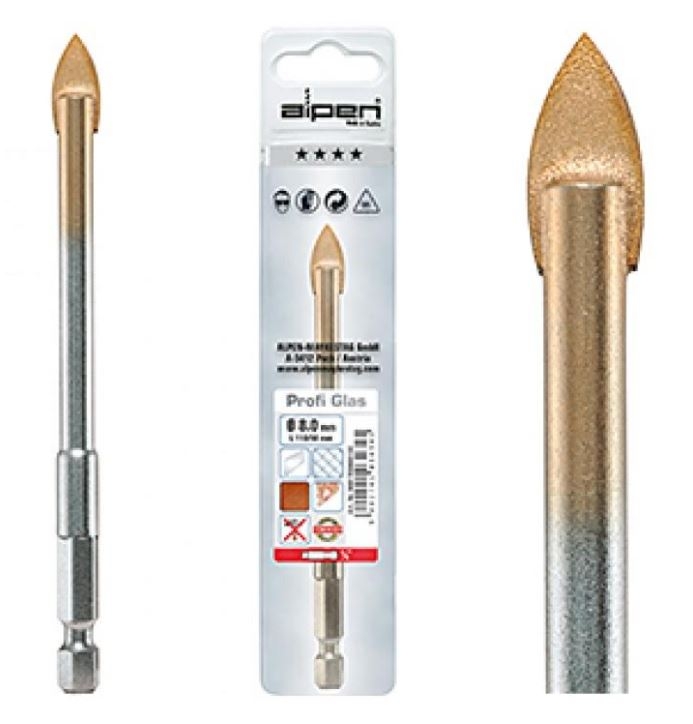 BROCA VIDRIO DIAGER  4 MM