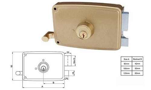 CERRADURA 125 100 IZDA N05 24417