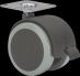 RUEDA ALEX 1-0643 POLIURET.GIRA.C/BASE FRENO