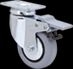 RUEDA ALEX 1-0302 GOMA GRIS GIRA.C/BASE FRENO