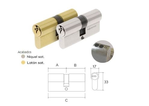 CILINDRO N05 SERRETA 40x40 LAT.L/LARG.22783