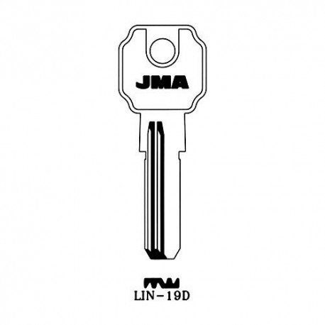 LLAVE SEGURIDAD LIN-19D LATON