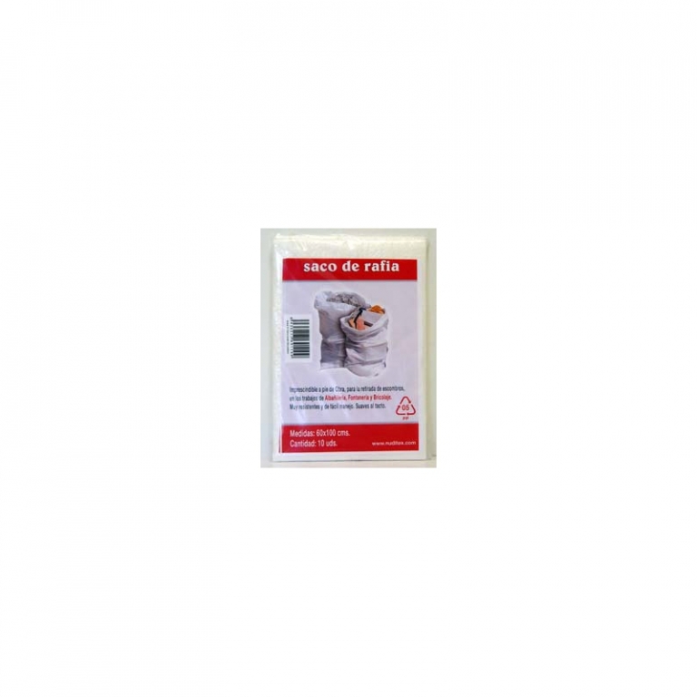 SACO RAFIA PARA ESCOMBRO 50x80