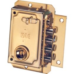 CERRADURA S-90 DCH. DORADA