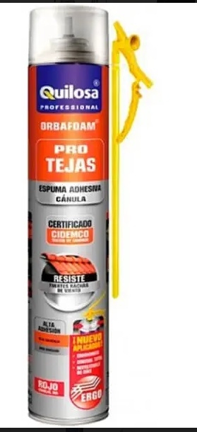 ESPUMA POLIURETANO TEJAS MANUAL CANULA