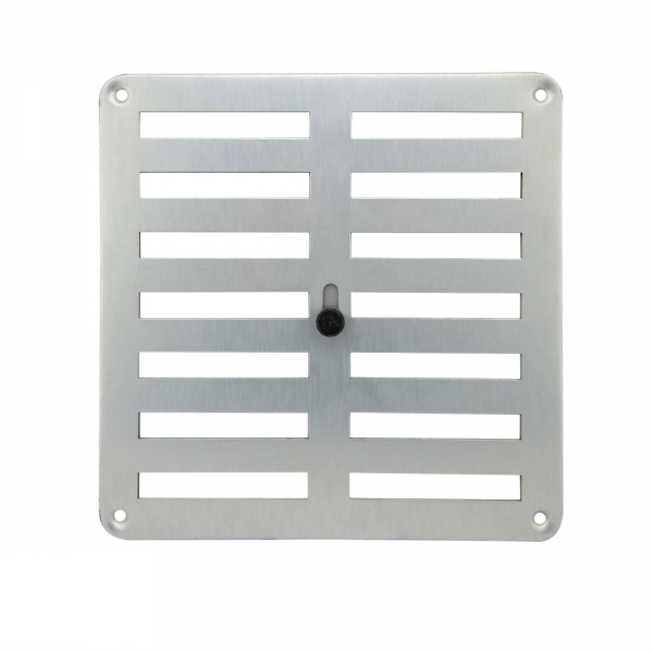 REJILLA REGULABLE PLATA  17X17
