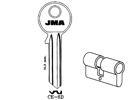 LLAVE CE-6D ACERO-C
