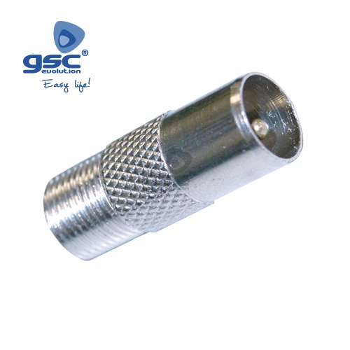 CONECTOR TV MACHO A F HEMBRA 2601353