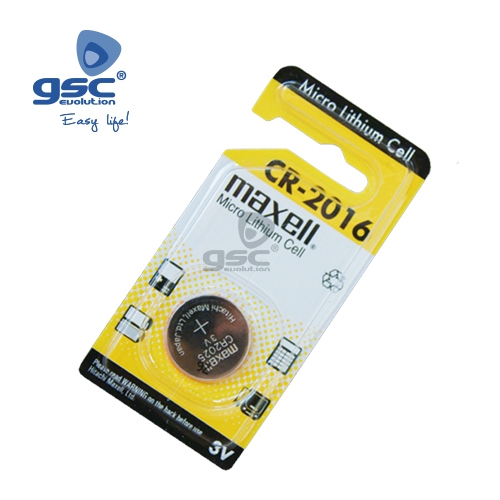 PILA CR2016 BOTON LITIO 3V MAXELL 9000209