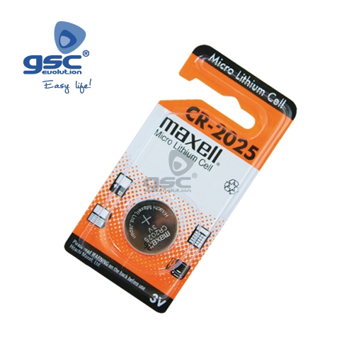 PILA CR2025 BOTON LITIO 3V MAXELL 9000210