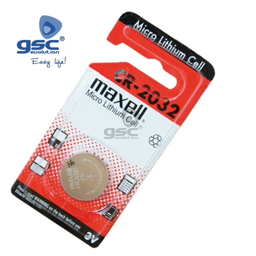 PILA CR2032 BOTON LITIO 3V MAXELL 9000211