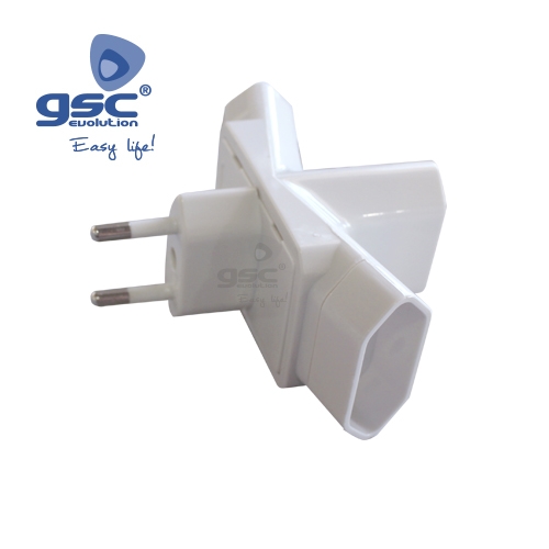 ADAPTADOR TRIPLE ESPIGA GSC 4MM 0200602