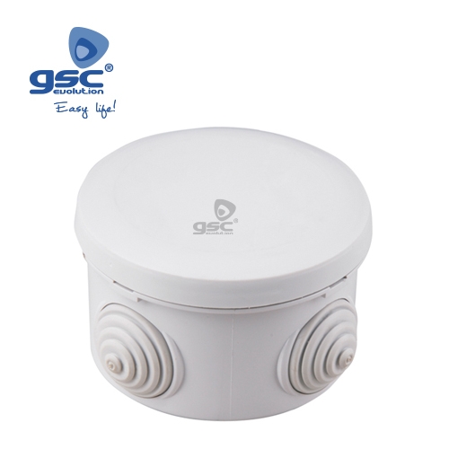 CAJA EMPALME GRIS ESTANCA REDONDA IP54 0301312