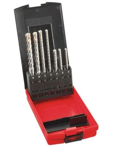 BROCA SDS RX4 ESTUCHE 7 PIEZAS MILWAUKEE