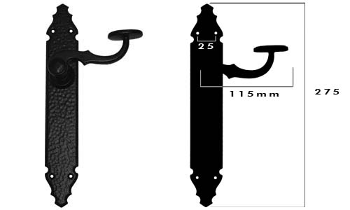 MANIVELA 1100 NEGRA MOD.GREGAL N05 25266