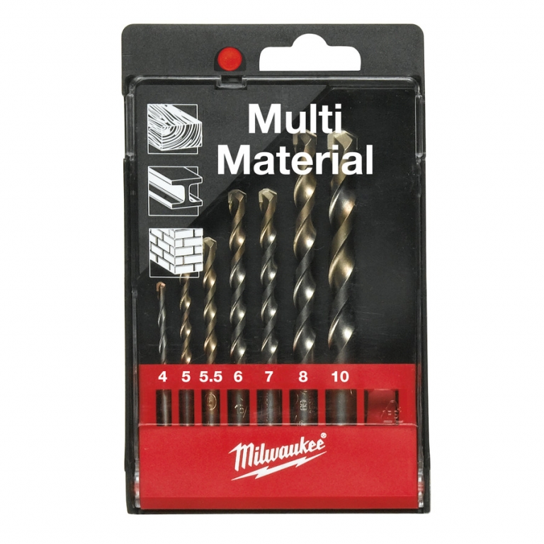 BROCA MULTIMATERIAL MILWAUKEE  8 MM(HIERRO-MADERA-