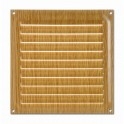 REJILLA GAS MADERA CLARA 20X20 INOXFIX
