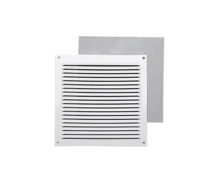 REJILLA GAS BLANCA ALUM.17X17 INOXFIX