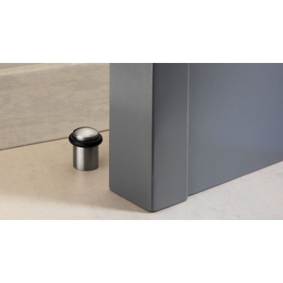 TOPE PUERTA CON TORNILLO BLANCO