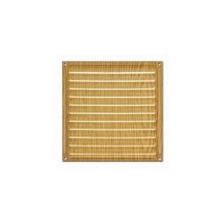 REJILLA GAS MADERA CLARA 17X17