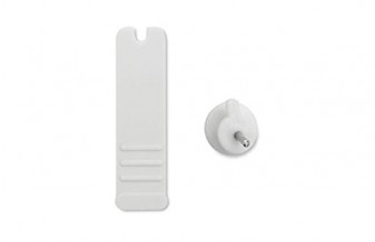 COLGADOR PARED 3000 BLANCO INOXFIX