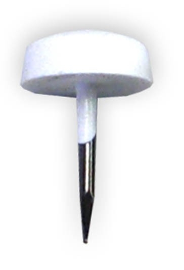 TOPE SIL.PUERTA BLANCO CON PUNTA (100und)