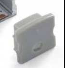 TAPON PERFIL U 19 PVC COSTADO TABLERO
