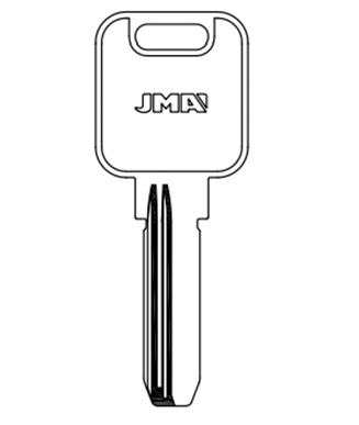 LLAVE SEGURIDAD UCEM-8D.P ALPACA PLAS.NEG