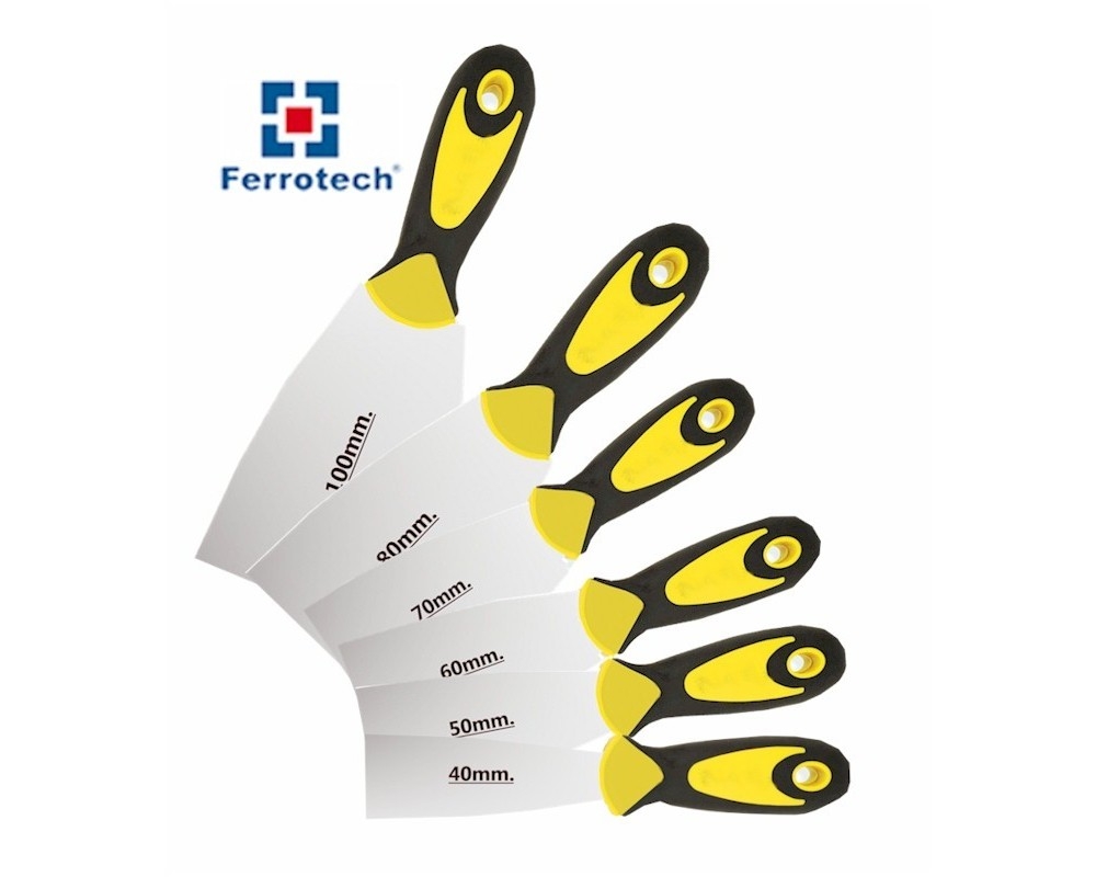 ESPATULA FERROTECH 050MM INOX BIMATERIA 24112