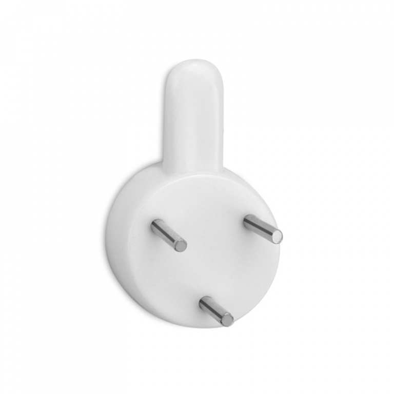 COLGADOR PARED 3001BLANCO INOXFIX