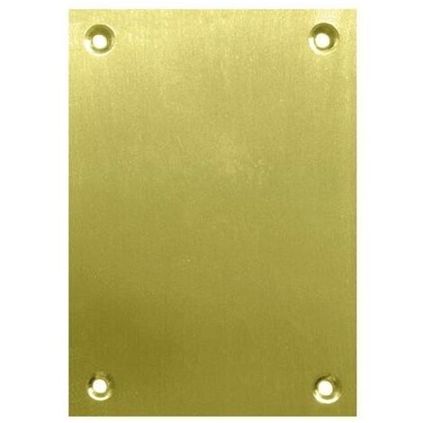PLACA CIEGA 80x60 LATON PULIDO